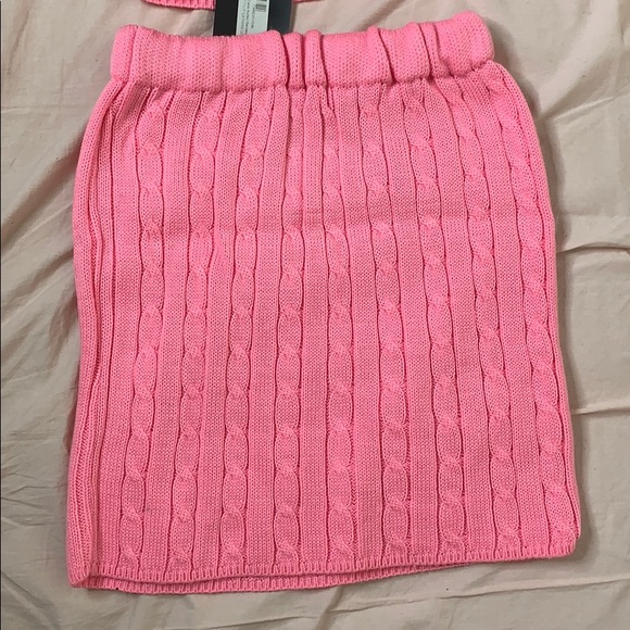 Pink knitted set - Picture 3 of 4